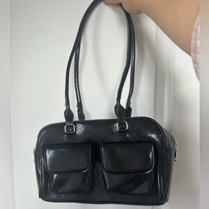 Chic Black Shoulder Bag